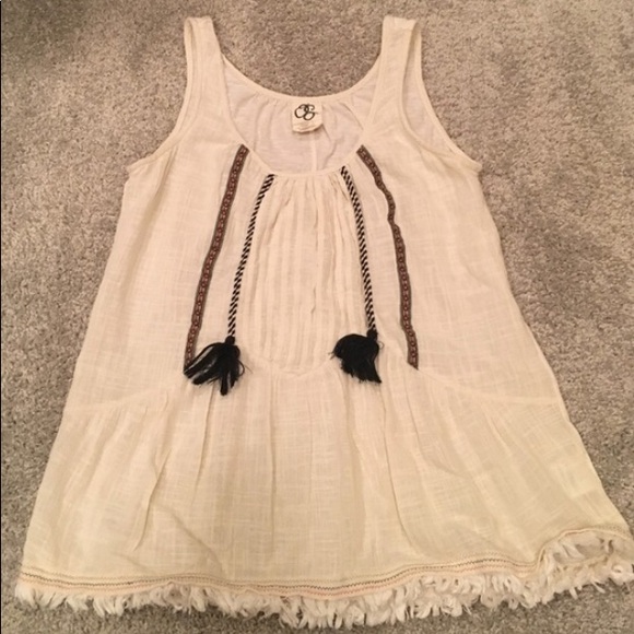 Anthropologie ONE SEPTEMBER boho tank top Sz. Sm - Picture 3 of 6